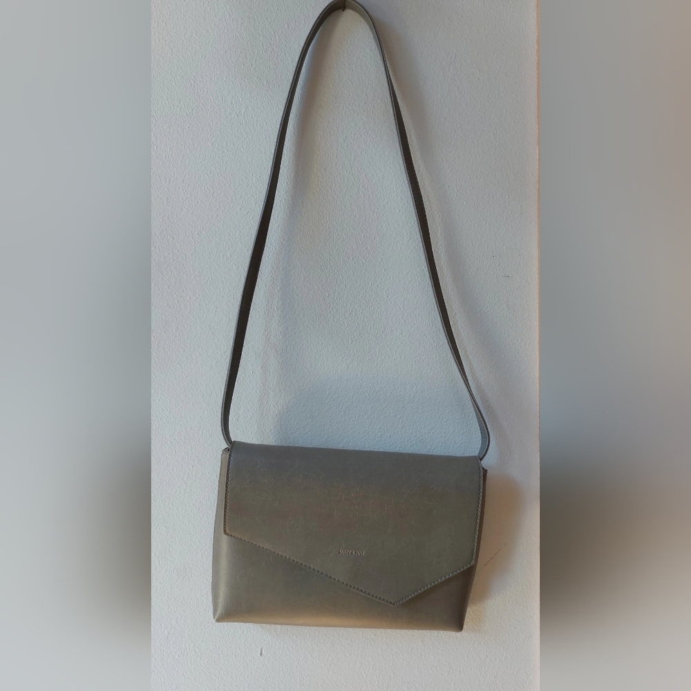 Matt & Nat Grey Crossbody Bag